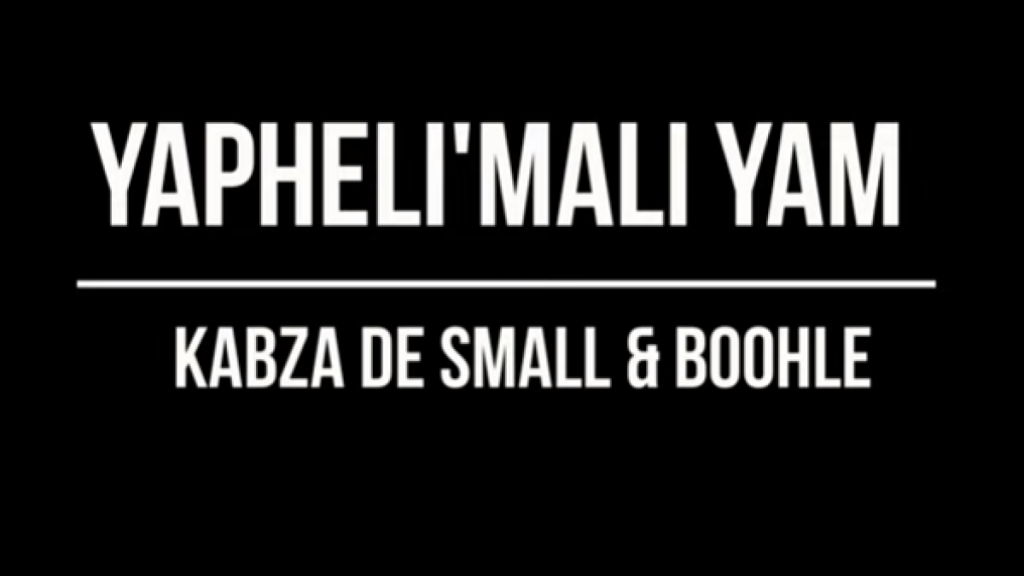 Kabza De Small Ft. Boohle (snippet) - Yapheli'Mali Yam